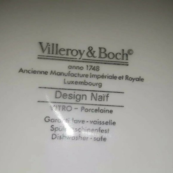 Villeroy Boch Naif Going To The Market Salad Desse - Picture 7 of 7